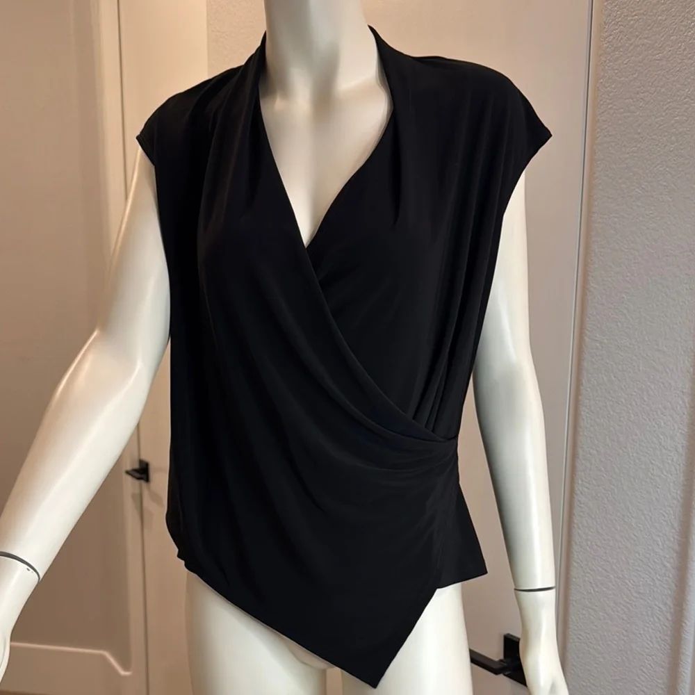 Joseph Ribkoff Elegant Black Women's Top 10 - Picture 1 of 8
